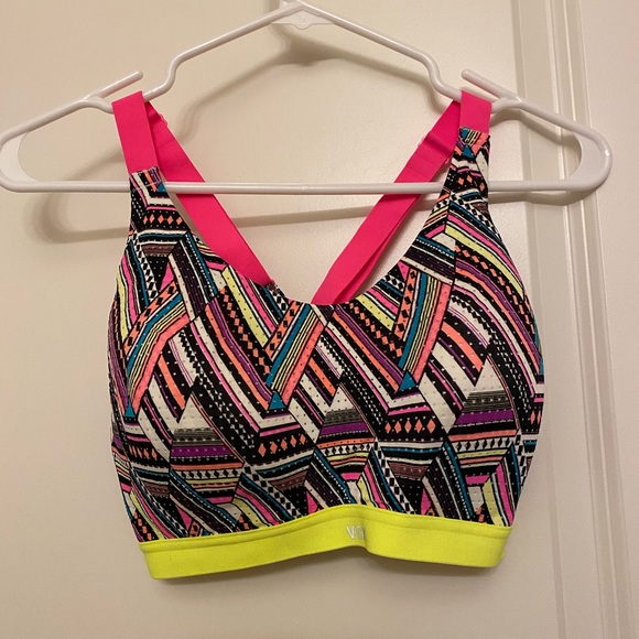 Victoria's Secret Other - VSX Bright and Fun Criss Cross Back Sports Bra